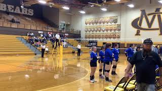 10192024  Union Lady Rockets Varsity Volleyball vs Blue River  Sectional  Set 2 [upl. by Yekcir243]