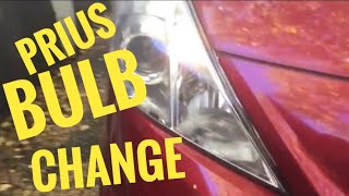 How to Replace Prius V headlight bulbs 💡 [upl. by Forrest515]