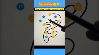 draw a line numbers connect 1 by 1 shorts viralshorts trending [upl. by Supmart]