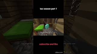 tax season for the Villigers minecraft [upl. by Nairda433]