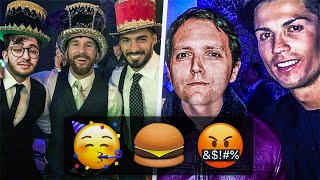 ¿CON MESSI O CRISTIANO RONALDO DE FIESTA FIESTA CENA O HATEAR [upl. by Adnolehs]