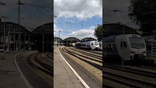 Arriva Drielandentrein vertrekt van station Aachen Hbf 🇩🇪 [upl. by Marcille]