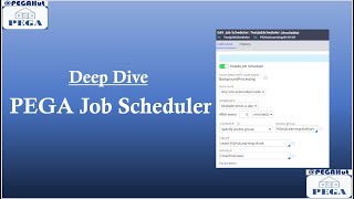 PEGA Job Scheduler  Part 1Deep Dive [upl. by Garin466]