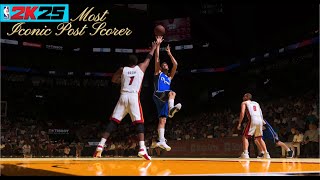 Iconic Dirk Nowitzki Post Scorer Build in NBA 2K25 [upl. by Bagger283]