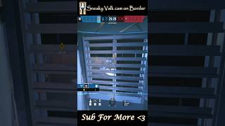 Sneaky Valk Cam on border by HanoX 11 rainbowsixsiege r6s r6 [upl. by Shipp909]