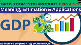 Gross Domestic Product  Basics  Economics economics national income gdp [upl. by Enilehcim]