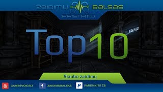 Siaubo žaidimų TOP 10 [upl. by Lexie]