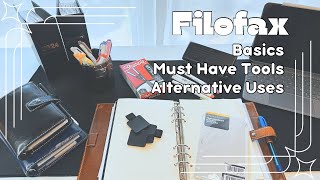 Filofax is for everyone Basic planner tools and alternative uses for ring bound systems [upl. by Steinway]