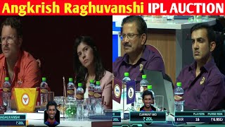 Angkrish Raghuvanshi ipl auction 2024 highlights  IPL Auction 2024 ipl bidding 2024 [upl. by Anaira]