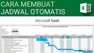 Membuat Jadwal Otomatis Menggunakan Excel [upl. by Sixla838]