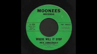 Rex Amburgey  Where Will It Stop  Country Bop 45 [upl. by Bernadette]