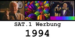 SAT1 Werbung  1994 [upl. by Hirsh]