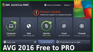 AVG 2016 Free Antivirus Install with Advanced Settings and Scan [upl. by Ahcsat]