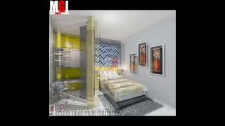 Drawing a Beautiful Bedroom in 3ds Max Perspective drawing [upl. by Slemmer488]