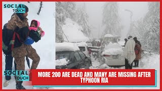 Heavy Snowfall Incident Kills 21 at Murree Hill Station in Pakistan  Social Touch [upl. by Aleekahs]