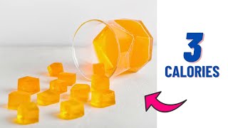 Only 3 calorie jello recipelow calorie sweetslow calorie dessertlow calorie recipe [upl. by Arlie]