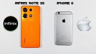 Infinix Note 30 Vs Iphone 6  Speed Test amp Comparison [upl. by Ahseikal828]