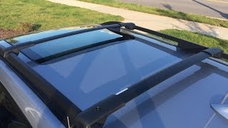 2016 Subaru Forester Aero Roof Rack Cross Bars Installation [upl. by Gardener]