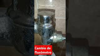 Cambio de fluxómetro en mal estado [upl. by Antipus409]