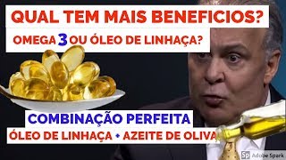 ÓLEO DE LINHAÇA  AZEITE DE OLIVA  ÓLEO DE LINHAÇA VS ÓLEO DE PEIXE ÔMEGA 3 《Dr Lair Ribeiro》 [upl. by Reteip]