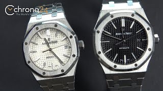 Audemars Piguet ROYAL OAK 37mm vs 41mm  Chrono24 [upl. by Hsitirb667]