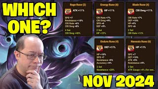 Novembers Ancient Runes Choice and Coupon Codes Summoners War [upl. by Narmis]