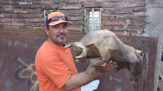 Haremos Una Escultura De Toro Para Una Ganadera [upl. by Naveb]