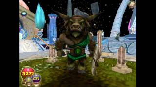 Life Minotaur Pet Spell  Wizard101 [upl. by Pitarys]