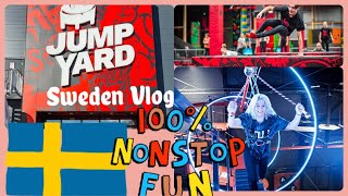 Flip  Sky Rider Clip amp Climb  100 Non Stop Activities In JumpYard  JumpYard Sweden🇸🇪 [upl. by Pasol]