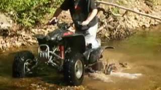 400ex outlaw 500 River creek ride [upl. by Housum]