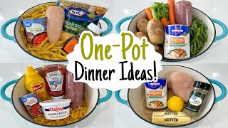 5 OnePot Meals  Deliciously SIMPLE Dinner Recipes  Weeknight Meals Made EASY  Julia Pacheco [upl. by Nessim]