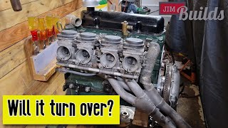 Mk1 Cortina GT restoration  Will the engine turn over EP55 [upl. by Bonnell]