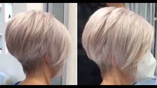 Asymmetrical Bob Cut  Very Short Pixie Haircut for women [upl. by Arnoldo]