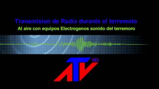 terremoto chile AUDIO en vivo RADIO 27 Feb 2010 88 righter Chile earthquake 2010 caught on audio [upl. by Sulamith]