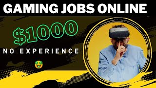 🎮 Gaming Jobs Online  Get Paid to Play Games 💸 [upl. by Nimocks]