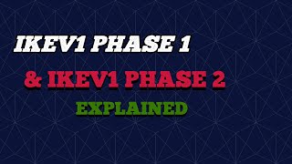 CCNP Security  IKEv1 Phase 1 and Phase 2 Explained [upl. by Limay]