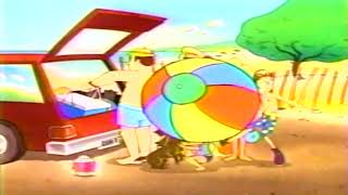 Coppertone Sunscreen Animated Family TV Commercial June 1990 [upl. by Nytsirhc]