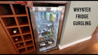 ★★★★★ Review of Whynter BR128WS Beverage Refrigerator With Lock  Gurgling [upl. by Berliner]