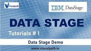 DataStage Tutorials 1  Introduction to DataStage  DataStage Online Training  Visualpath [upl. by Yer]