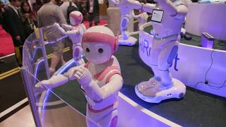 Robots en el CES 2018 en Las Vegas [upl. by Duong]