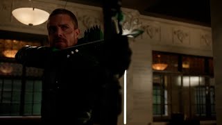 Green Arrow Fight Scenes  Arrow Season 7 [upl. by Uziel182]