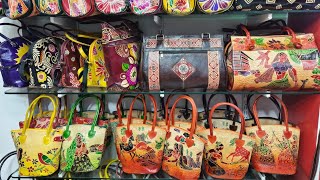 Santiniketan Leather Bag 2024  Handicraft Product  Genuine Leather Bag 9681175775 [upl. by Ardine465]