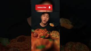 ASMR SPAGHETTI And Meatballs asmr eating asmrsounds eatingsounds eattingsounds food mukbang [upl. by Annoit749]