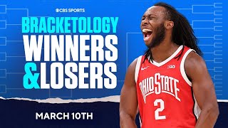 NCAA Tournament Bracketology WINNERS AND LOSERS from Sunday slate  CBS Sports [upl. by Grati]