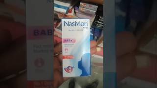 Nasivion Mini Nasal Drops Baby shortvideo [upl. by Aromas606]