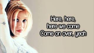 Christina Aguilera  Come On Over All I Want Is You Lyrics HD [upl. by Vachel845]