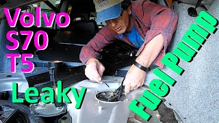 Volvo S70 T5 Leaky Fuel Pump Easy Removal Install [upl. by Muffin]