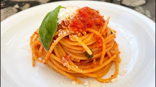 SPAGHETTI SAN MARZANO TOMATO SAUCE classic recipe made in Italy [upl. by Anirda294]