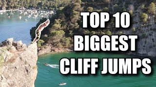 Die 10 höchsten Klippensprünge  Top 10 highest cliff jumps [upl. by Eidualc100]