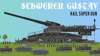 Schwerer Gustav  Rail Super Gun Behemoth [upl. by Gmur]